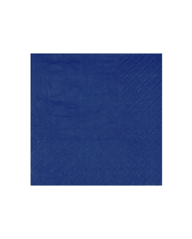 Servilletas cristal coctel Azul Real 21x20cm Papel 3c 18gr/m2 ***OFERTA DTO NO ACUMULABLE