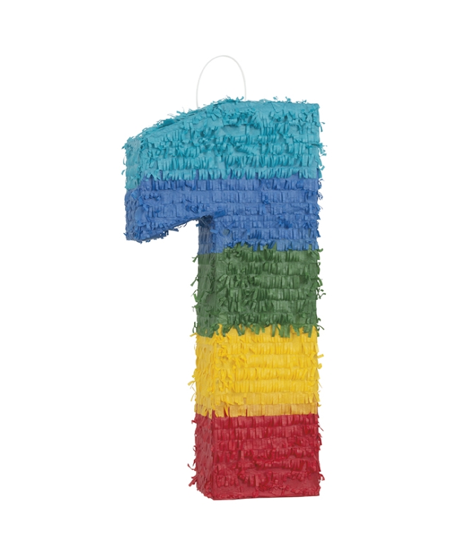 Piñata Numero 1 Multicolor 53cm