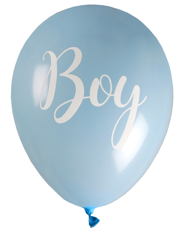 Globos Latex Girl Or Boy Azul 23cm ***OFERTA DTO NO ACUMULABLE