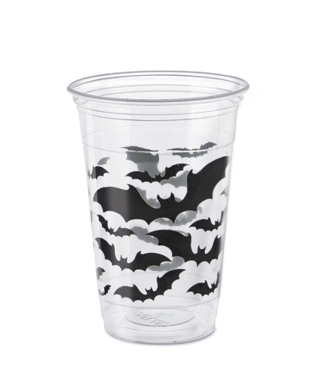 Vasos 473ml Murcielagos Plastico