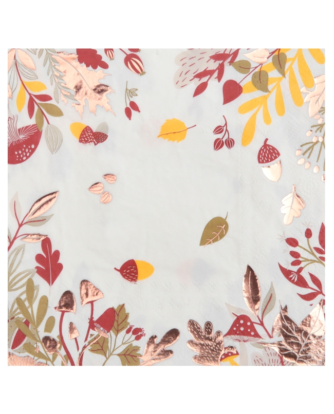 Servilletas Otoño 33 X 33cm Papel, 3 Capas ***OFERTA DTO NO ACUMULABLE