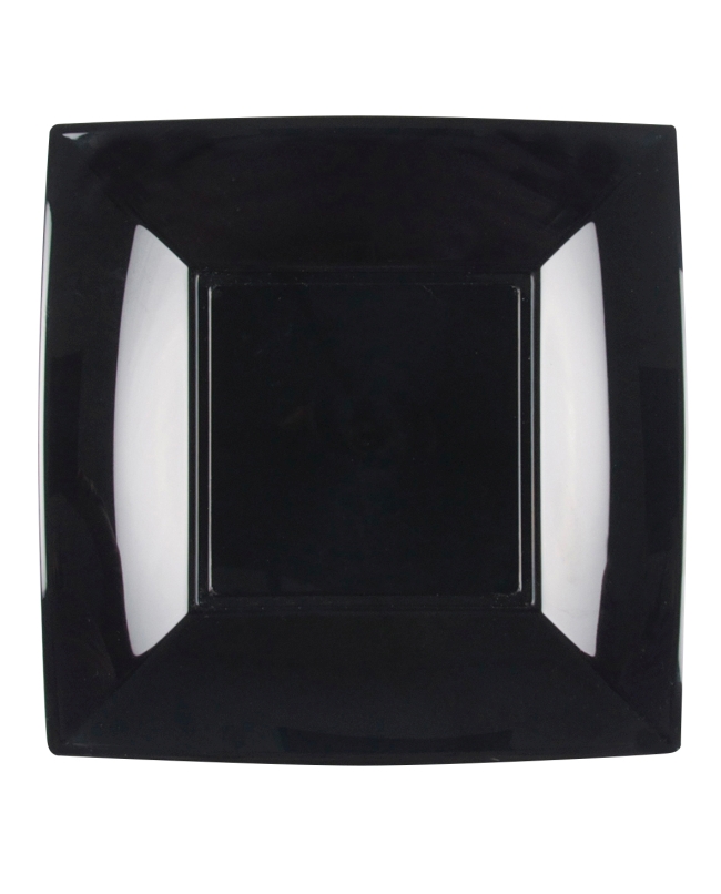 Plato Reutilizable 18cm Negro Polipropileno ***OFERTA DTO NO ACUMULABLE