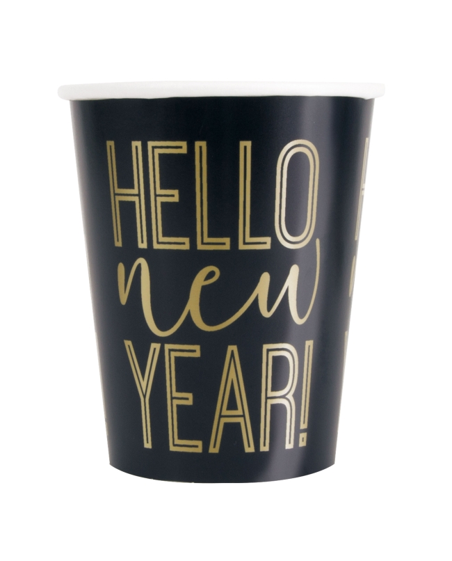 Vasos 266ml New Year Carton