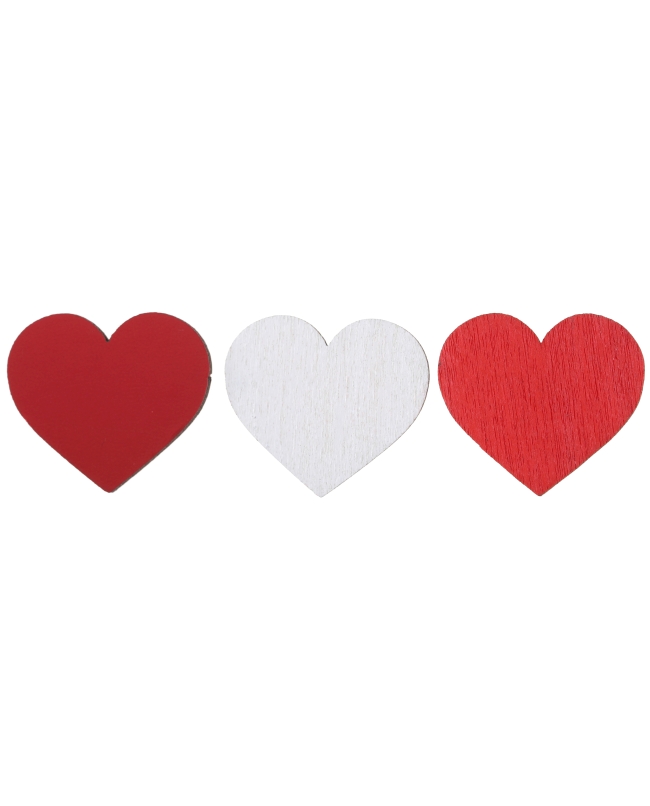 Deco Mesa Confeti San Valentin 4 X 4cm Madera ***OFERTA DTO NO ACUMULABLE