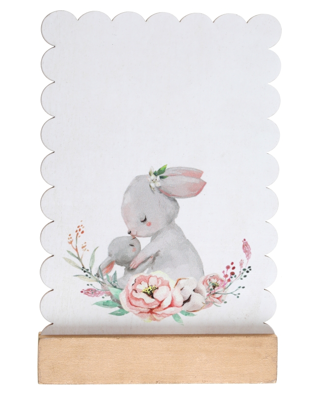 Marcasitios Pequeño Conejito 10 X 14.5cm Madera ***OFERTA DTO NO ACUMULABLE
