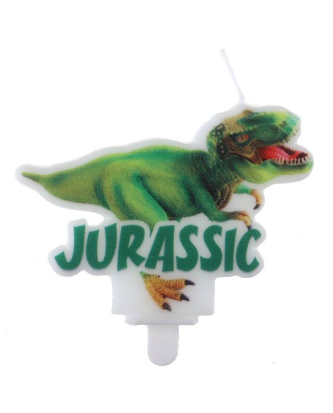 Vela Forma Dinosaurio 7.5X6cm Parafina Y Plastico ***OFERTA DTO NO ACUMULABLE