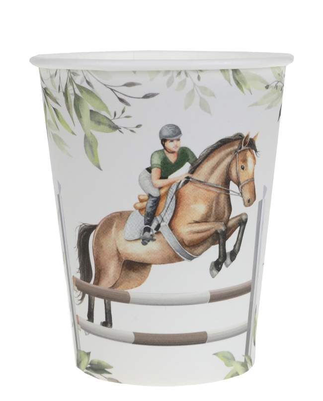 Vasos Paseo Caballo 7.8 X 9,7cm 27cl Carton ***OFERTA DTO NO ACUMULABLE