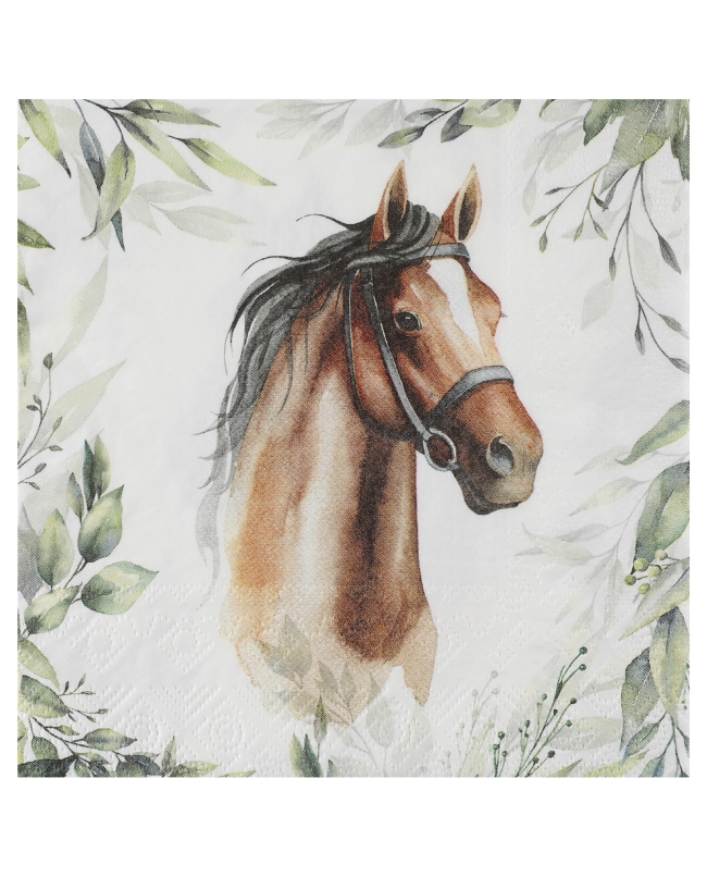 Servilletas Paseo Caballo 33X33cm Papel 3C. ***OFERTA DTO NO ACUMULABLE