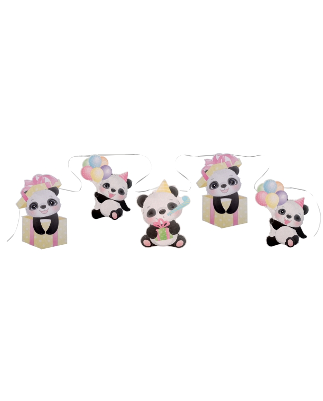 Guirnalda Panda 15X20cm 500cm Carton ***OFERTA DTO NO ACUMULABLE