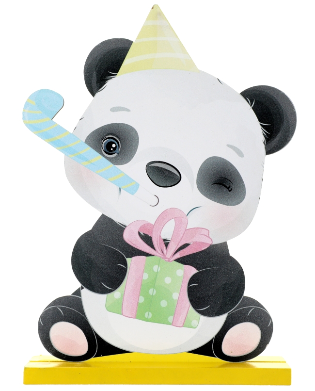 Centro Mesa Panda 15X4X20cm Madera ***OFERTA DTO NO ACUMULABLE