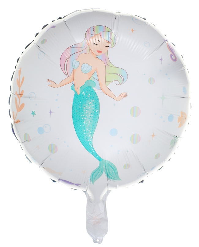 Globo Foil 45cm Pequeña Sirena Helio 0.015m3 Al ***OFERTA DTO NO ACUMULABLE