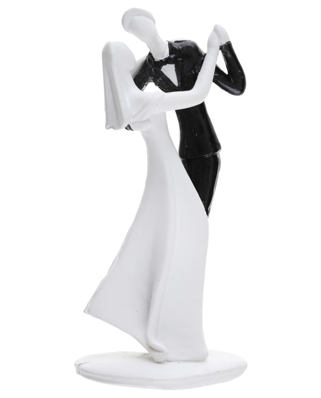 Figurita Novios Bailando 6.5 X 14cm Poliesterrresina ***OFERTA DTO NO ACUMULABLE