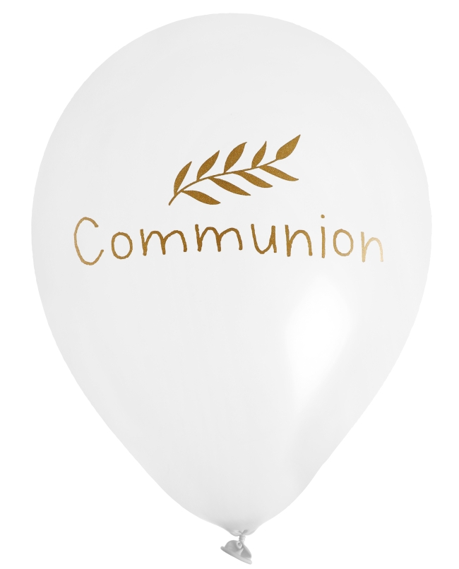 Globos Latex Communion Oro 30cm ***OFERTA DTO NO ACUMULABLE