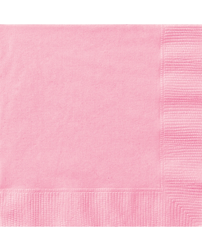 Servilletas 33 x 33cm Rosa Pastel ***OFERTA DTO NO ACUMULABLE