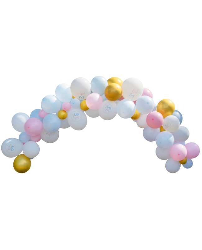 Kit Arco Girl Or Boy 50 Globos 12.5/25/30cm Latex Y PVC ***OFERTA DTO NO ACUMULABLE