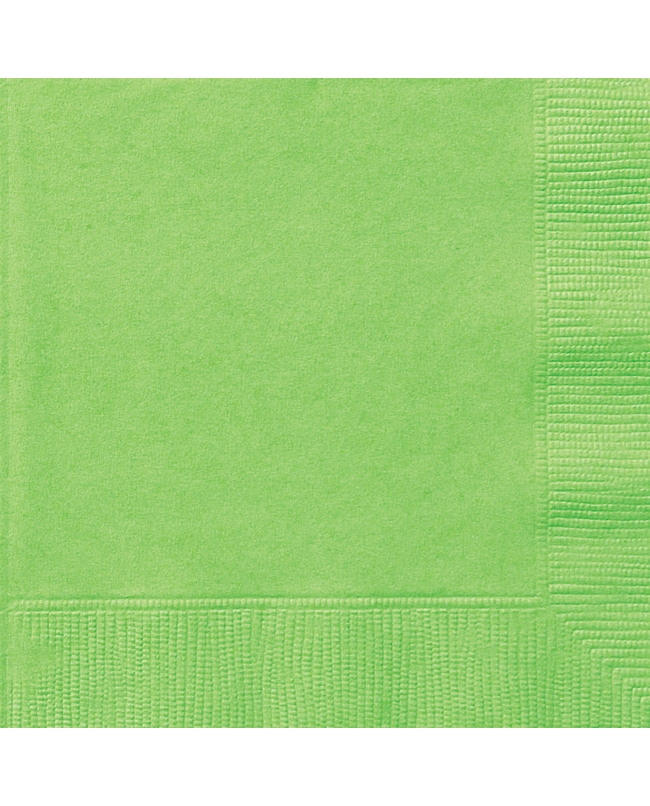 Servilletas 33 x 33cm Verde Lima ***OFERTA DTO NO ACUMULABLE