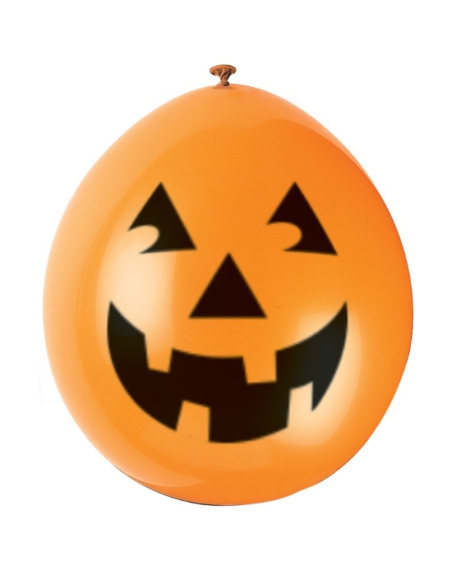 Globos 22,8cm Latex Calabazas