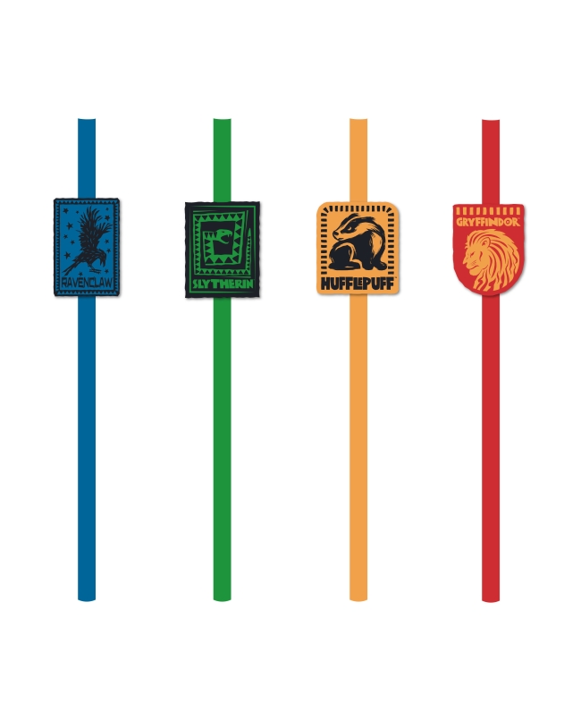 Pajitas Papel Harry Potter: Casas