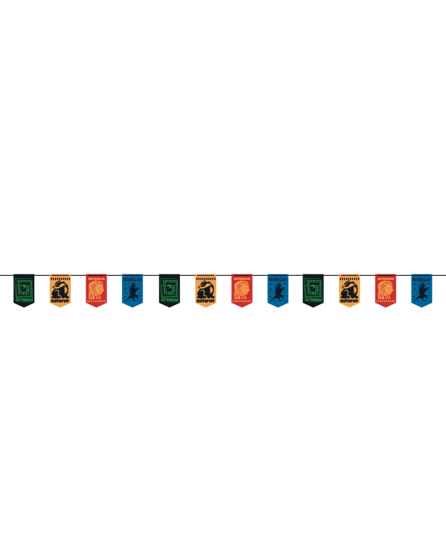 Banderin Harry Potter: Casas Papel