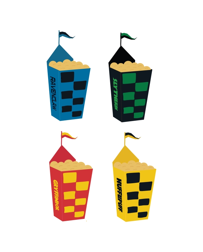 Cajas Quidditch Harry Potter:Casas