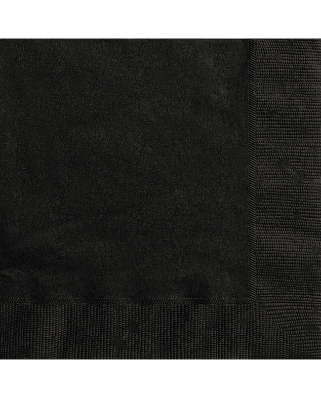 Servilletas 25 x 25cm Negro ***OFERTA DTO NO ACUMULABLE