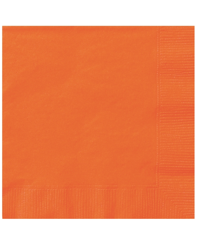 Servilletas 25 x 25cm Naranja ***OFERTA DTO NO ACUMULABLE