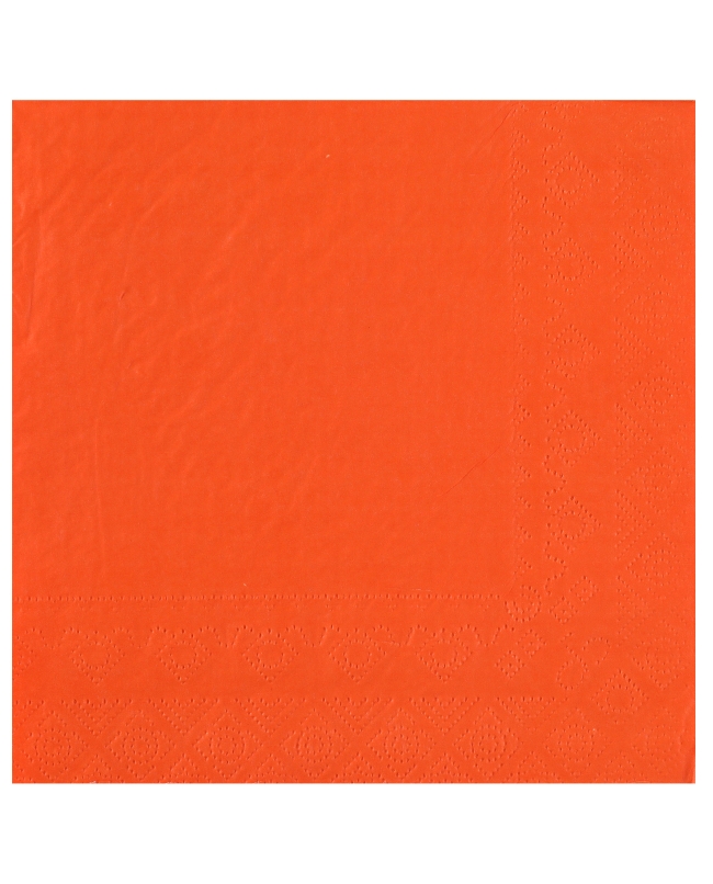 Servilletas cristal Naranja 33x33cm Papel 2c 18gr/m2 ***OFERTA DTO NO ACUMULABLE