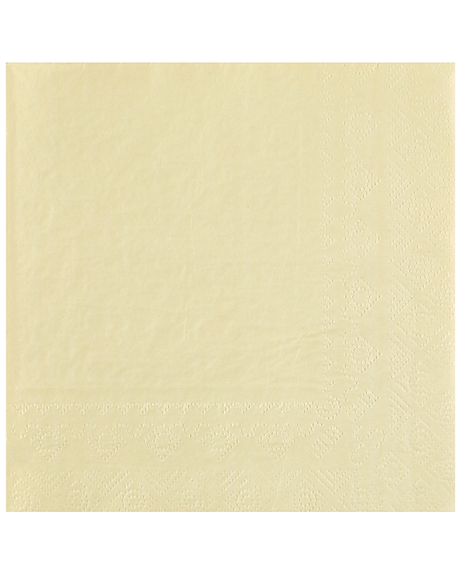 Servilletas cristal Marfil 33x33cm Papel 2c 18gr/m2 ***OFERTA DTO NO ACUMULABLE