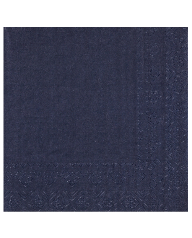 Servilletas cristal Azul Marino 33x33cm Papel 2c 18gr/m2 ***OFERTA DTO NO ACUMULABLE