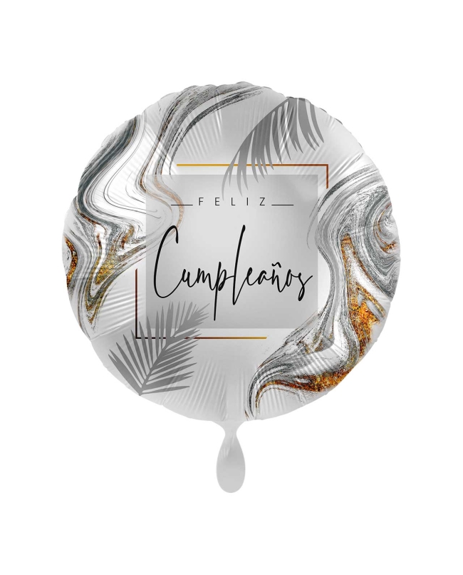17/43CM FELIZ CUMPLEAÑOS SILVER ***OFERTA DTO NO ACUMULABLE
