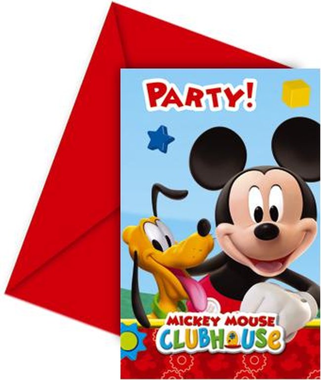 Invitaciones y sobres Playful Mickey ***OFERTA DTO NO ACUMULABLE  