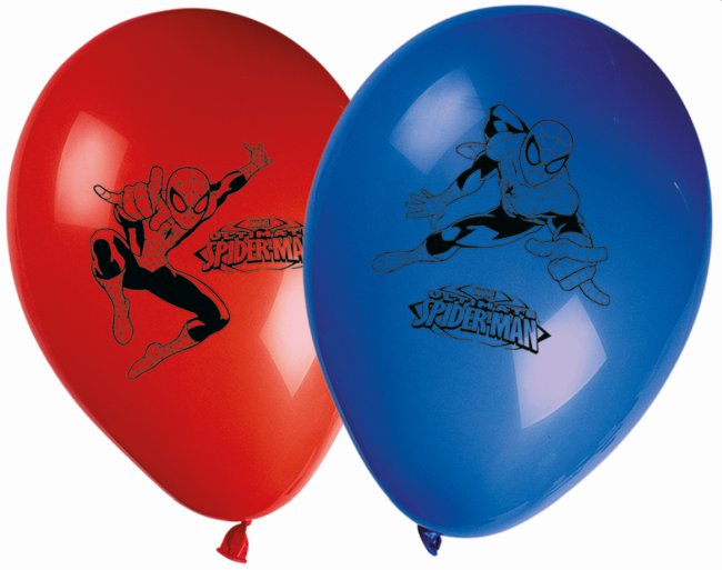 Globos Latex Impresos Ultimate Spiderman Web Warriors