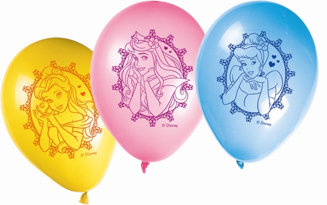 Globo Latex Impreso Princesas Dreaming ***OFERTA DTO NO ACUMULABLE  