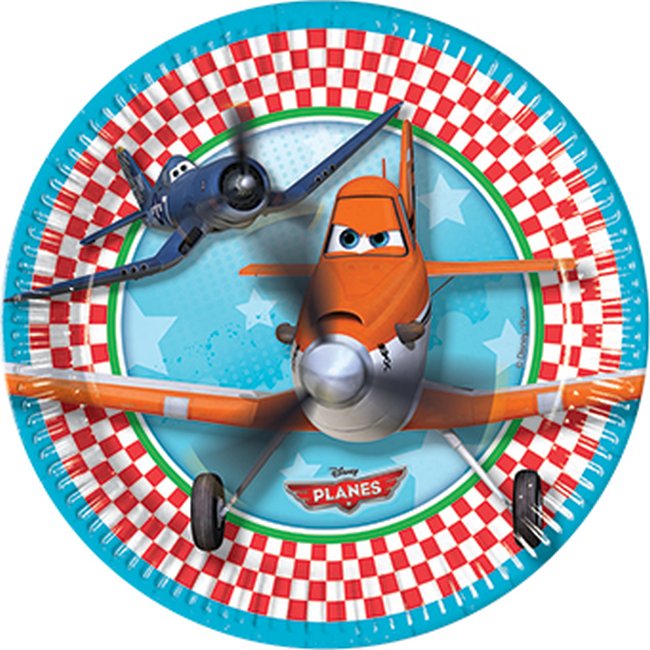 Platos 23cm Aviones (Planes) ***OFERTA DTO NO ACUMULABLE  