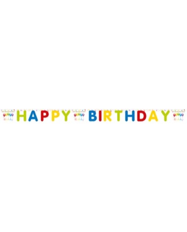 Guirnalda Happy Bday Birthday Streamers