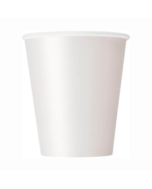 Vasos 266ml Blanco Carton ***OFERTA DTO NO ACUMULABLE