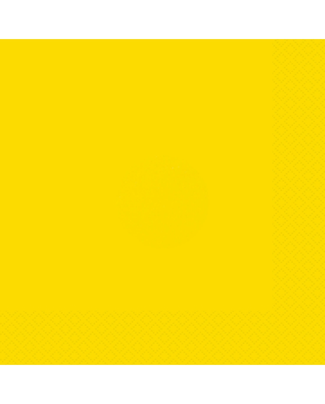 Servilletas 25 x 25cm Amarillo ***OFERTA DTO NO ACUMULABLE