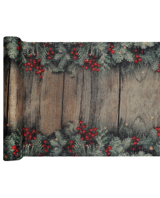 Camino Mesa Bayas 28cm x 2,5m Poliester ***OFERTA DTO NO ACUMULABLE