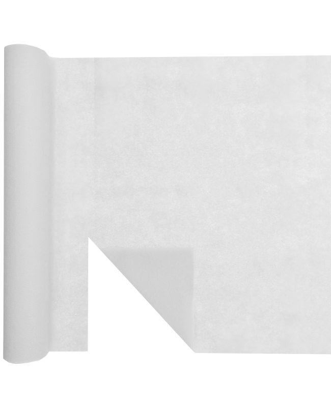 Camino mesa Harmony precorte Blanco 40cm Tela opaca polipropileno no tejido 60gr/m2 De 4,8m ***OFERTA DTO NO ACUMULABLE