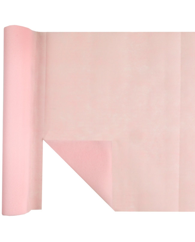 Camino mesa Harmony precorte Rosa Claro 40cm Tela opaca polipropileno no tejido 60gr/m2 De 4,8m ***OFERTA DTO NO ACUMULABLE