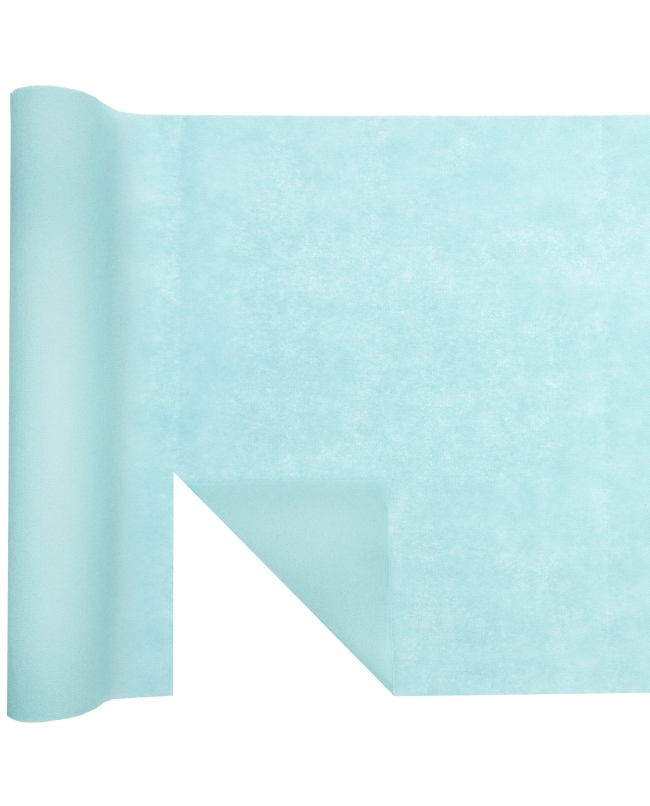Camino mesa Harmony precorte Azul Claro 40cm Tela opaca polipropileno no tejido 60gr/m2 De 4,8m ***OFERTA DTO NO ACUMULABLE