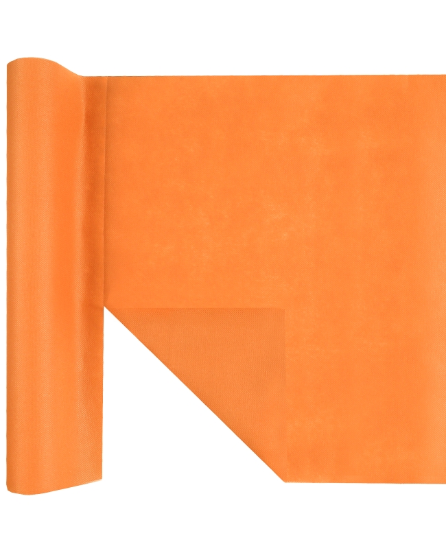 Camino mesa Harmony precorte Naranja 40cm Tela opaca polipropileno no tejido 60gr/m2 De 4,8m ***OFERTA DTO NO ACUMULABLE