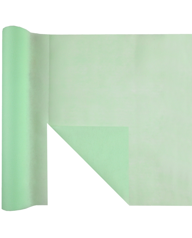 Camino mesa Harmony precorte Verde Menta 40cm Tela opaca polipropileno no tejido 60gr/m2 De 4,8m ***OFERTA DTO NO ACUMULABLE