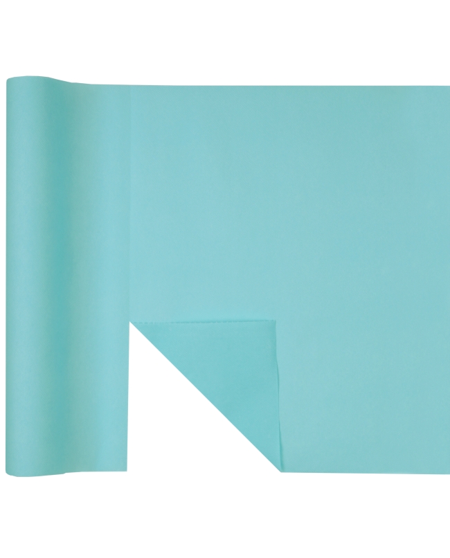 Camino mesa Harmony precorte Azul Cielo 40cm Tela opaca polipropileno no tejido 60gr/m2 De 4,8m ***OFERTA DTO NO ACUMULABLE