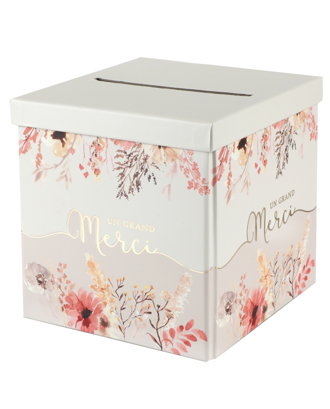 Hucha Amor Floral 20 X 20 X 20cm Carton ***OFERTA DTO NO ACUMULABLE