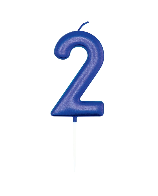 Vela Azul Metal Nº 2
