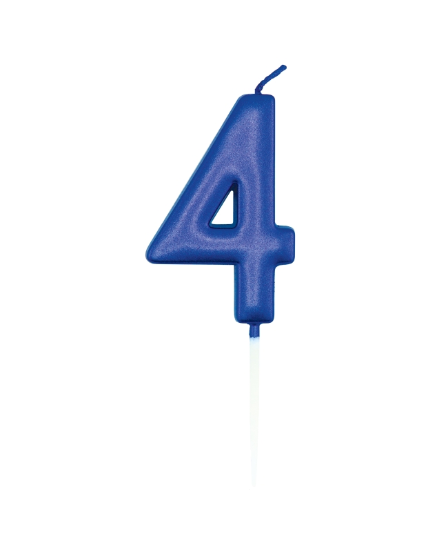 Vela Azul Metal Nº 4