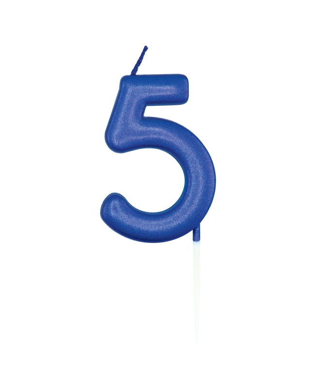 Vela Azul Metal Nº 5