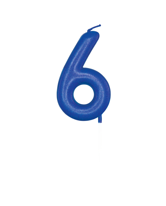 Vela Azul Metal Nº 6