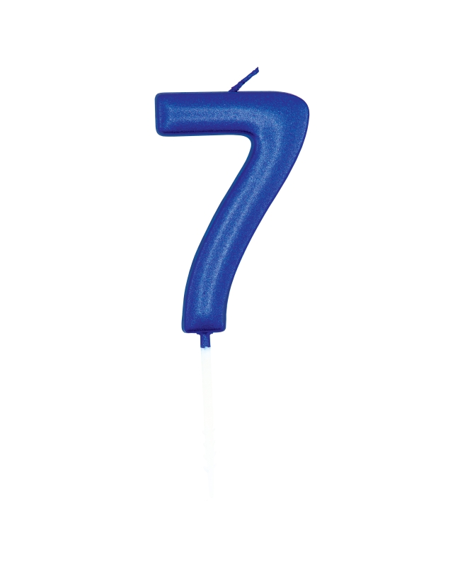 Vela Azul Metal Nº 7